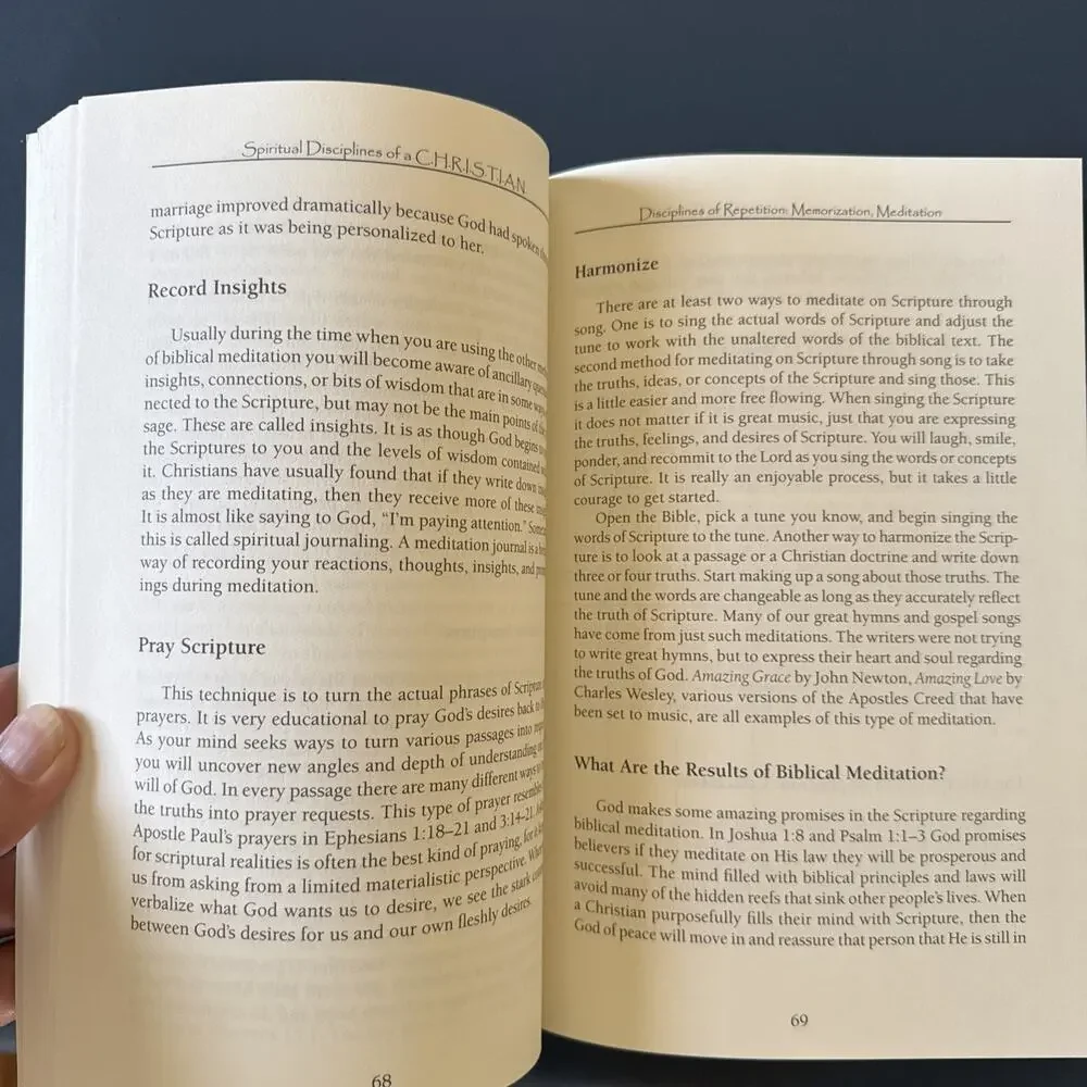 N/A spiritual disciplines